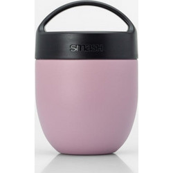Smash Δοχείο Φαγητού Θερμός Inox 500ml Ροζ