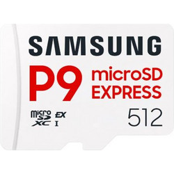 Samsung P9 microSDXC 512GB Class 10 U3 V30 UHS-I A1 800MB/s