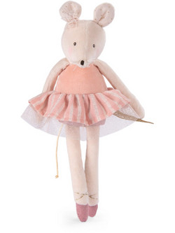 Moulin Roty Ποντικίνα Ροζ 31cm 667028