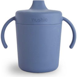 Mushie Εκπαιδευτικό Ποτηράκι με Χειρολαβές Twilight Blue