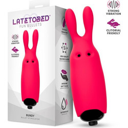LateToBed Bundy Bullet Vibrator Κλειτοριδικός Δονητής Κόκκινος