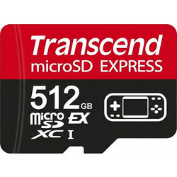 Transcend Express microSDXC 512GB Class 10 U3 V30 UHS-I A1 900MB/s