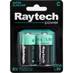 Raytech Power Super Alkaline C 2τμχ