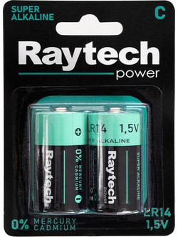 Raytech Power Super Alkaline C 2τμχ