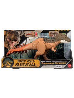 Mattel Jurassic World Survival Gigantic Thrashers Gorgosaurus Φιγούρα Δεινόσαυρος για 4+ Ετών