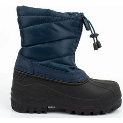 Lee Cooper Παιδικές Μπότες Χιονιού Πετρόλ Μαύρες Αδιάβροχες με Γούνα LCJ-24-44-2841K