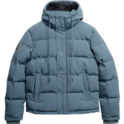 Superdry Ανδρικό Μπουφάν Χειμωνιάτικο Puffer Πετρόλ M5011743A-9VC