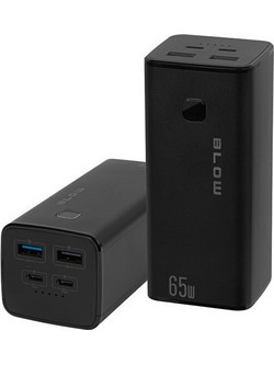 Blow PB20G Wireless Power Bank 20000mAh 65W με 2 Θύρες USB-A & Θύρα USB-C Black