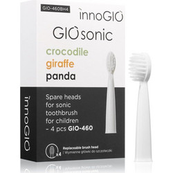 InnoGio GIOSonic Ανταλλακτικές Κεφαλές Παιδικής Ηλεκτρικής Οδοντόβουρτσας 4τμχ