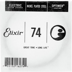 Elixir Strings Optiweb Χορδή Ηλεκτρικής Κιθάρας Nickel Plated Steel 74"