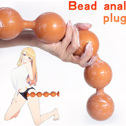 Kinksters with Suction Small Πρωκτικές Μπίλιες 25cm Χρυσές