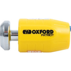 Oxford Patriot Κλειδαριά Δισκόφρενου Μηχανής 14mm Κίτρινη