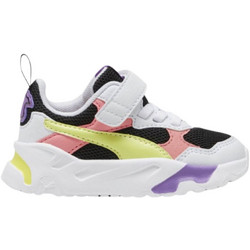 Puma Trinity Παιδικά Sneakers Λευκά Μαύρα Κίτρινα Λιλά 390840-12