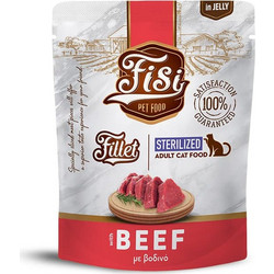 FISI Fillet Sterilised Adult with Beef in Jelly 300gr