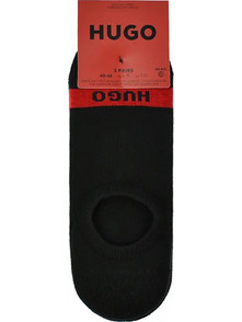 Hugo Ανδρικές Κάλτσες Σοσόνια Μαύρες 3Pack 50514916-001