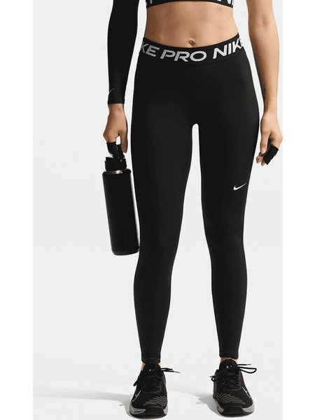 Nike Pro Γυναικείο Κολάν Μακρύ Ψηλόμεσο Μαύρο IQ0886-010