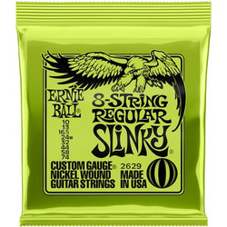 Ernie Ball Slinky 2629 Σετ 8 Χορδές Ηλεκτρικής Κιθάρας Nickel Plated Steel 10-74" Normal Tension