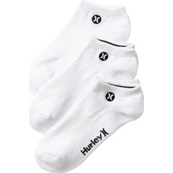 Hurley Ανδρικές Κάλτσες Κοντές με Σχέδια Λευκές 3Pack MSO000069-H100