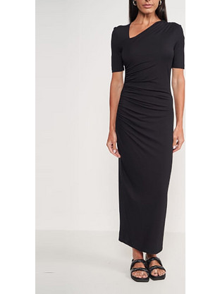 Collci Maxi Βραδινό Φόρεμα Μεταξωτό Μαύρο CLC.1W4.030.102