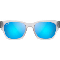 Maui Jim B780 14 Ανδρικά Γυαλιά Ηλίου Τετράγωνα Κοκάλινα Διαφανή με Μπλε Φακό