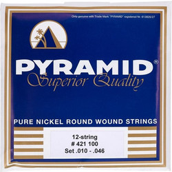 Pyramid 421100 Σετ 12 Χορδές Ηλεκτρικής Κιθάρας Pure Nickel 10-46" Medium Tension