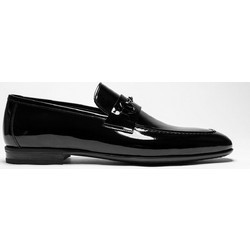 Perlamoda Ανδρικά Μοκασίνια Loafers Δερμάτινα Μαύρα 7418-01