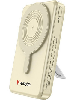 Verbatim Charge n Go Wireless Magsafe Power Bank 10000mAh 22.5W με 2 Θύρες USB-C Quick Charge 3.0 & Power Delivery Gold