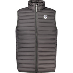 North Sails Αμάνικο Ανδρικό Μπουφάν Puffer Μαύρο 901200-0999
