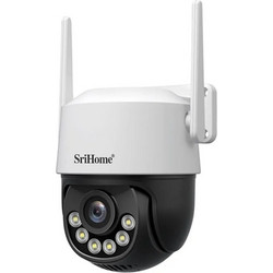 Sricam Srihome SH072 IP Κάμερα Ασφαλείας Wi-Fi 8MP 4K 3.6mm Αδιάβροχη Νυκτός με Αμφίδρομη Επικοινωνία