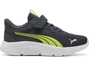 Puma Flex Focus Παιδικά Αθλητικά Παπούτσια για Τρέξιμο Ανθρακί Lime 401519-26