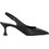 Guy Laroche Γόβες Slingback Δερμάτινες με Λεπτό Χαμηλό Τακούνι Μαύρες S514S2600510