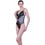 Milena By Paris Sexy Κορμάκι String See Through με Δαντέλα Μαύρο Γαλάζιο 2383
