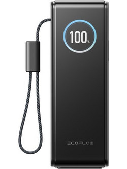 EcoFlow Rapid 25k Cable Power Bank 25000mAh 170W με Θύρα USB-A & Θύρα USB-C Black