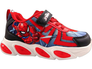 Marvel Spider-Man Παιδικά Sneakers με Φωτάκια Κόκκινα SP015109