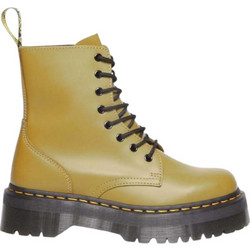 Dr. Martens Γυναικεία Αρβυλάκια Δερμάτινα Κίτρινα με Χοντρό Χαμηλό Τακούνι 27311361