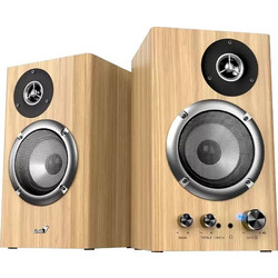 Genius SP-HF1812BT Ηχεία Υπολογιστή 2.0 50W με Bluetooth Pine Wood