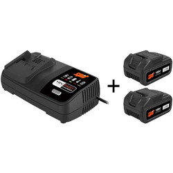 Spit 054548 Σετ 2 Μπαταριών Εργαλείων Λιθίου 18V 5Ah με Φορτιστή 18V