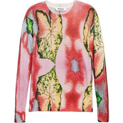 Desigual Γυναικεία Πλεκτή Μπλούζα Ροζ 26SWJF45-3049