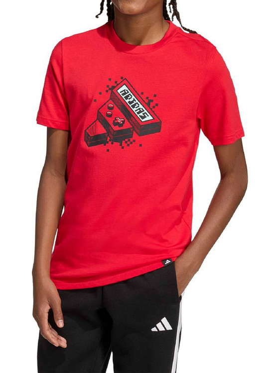 Adidas Gaming Graphic Παιδικό T-Shirt Κοντομάνικο Κόκκινο KA0529