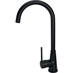 Viospiral Modea 00-02089B Μπαταρία Κουζίνας Πάγκου Διπλής Παροχής Ανάμεικτη Μαύρη