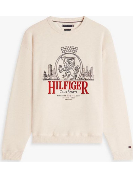 Tommy Hilfiger Ανδρικό Φούτερ Μπεζ MW0MW42479-Z00