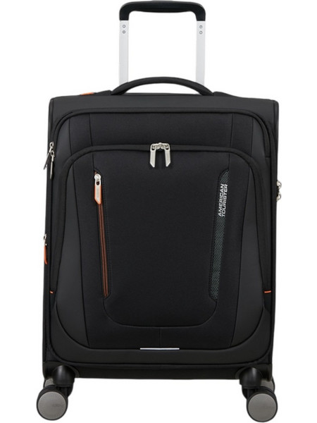 American Tourister 158076-0614 Βαλίτσα Καμπίνας 55x40x23cm με 4 Ρόδες Μαύρη