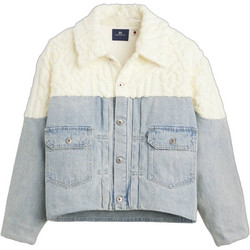 Levi's Γυναικείο Μπουφάν Τζιν Μακρύ Γαλάζιο 003JS-0000