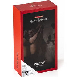 Virgite Universal Harness Strap On Μαύρο