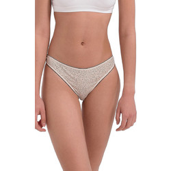 Donella Lucy Βαμβακερό Γυναικείο String Εκρού 24469