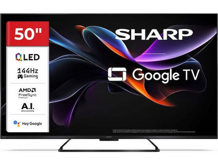 Sharp 50HR7265E Smart Τηλεόραση 50" 4K UHD QLED HDR (2025)