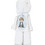 Borea Little King Βρεφική Πετσέτα Προσώπου / Χεριών 90x50cm Λευκή