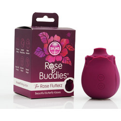 Skins Κλειτοριδικός Δονητής Rose Buddies Rose Flutterz Vibrator Μωβ