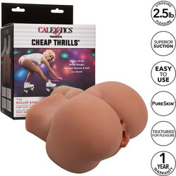 CalExotics The Roller Babe Double Masturbator Flesh