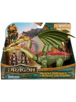 Spin Master How to Train Your Dragon Hideous Zippleback & Ruffnut & Tuffnut Σετ Φιγούρες Δράσης για 4+ Ετών